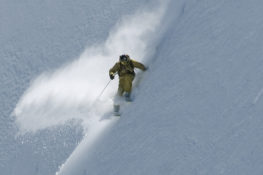 Skiing in the Andes