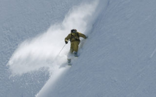 Skiing in the Andes