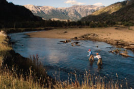 Fly Fisherman in Patagonia