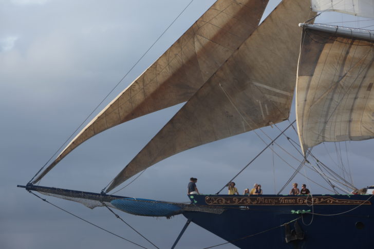 Sailing in Galapagos