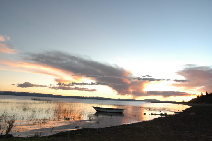 Sunset in Peru