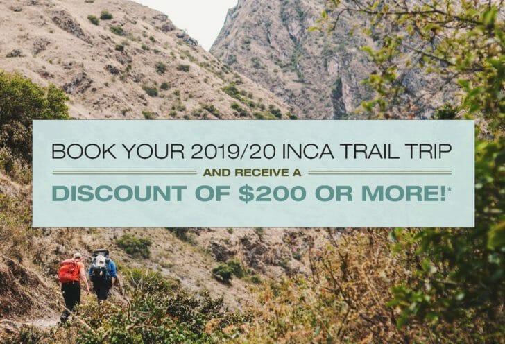Inca Trail Savings 