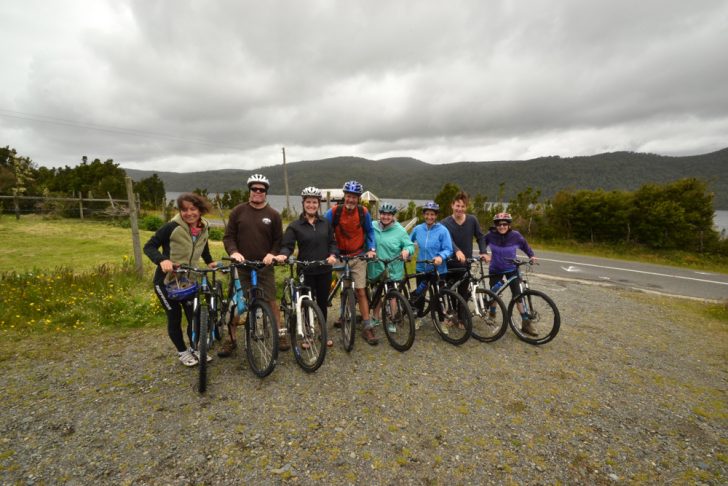 Biking in Chiloé