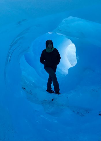 Jump Inside Of A Glacier Perito Moreno