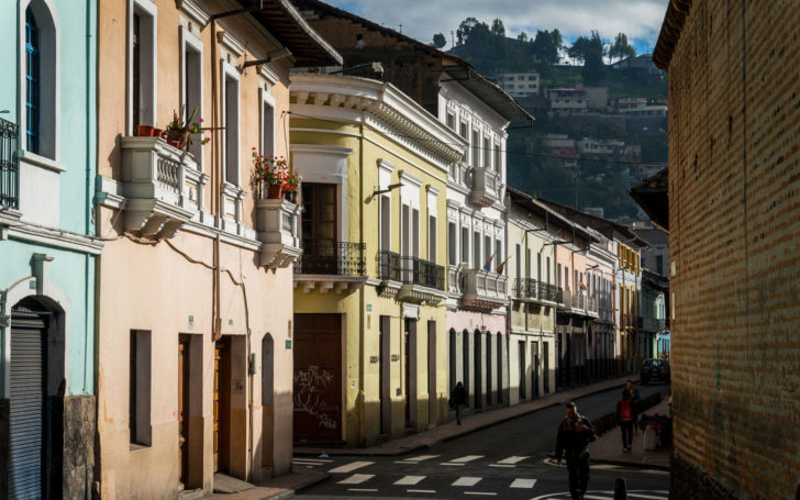 Cityscape Ecuador Quito