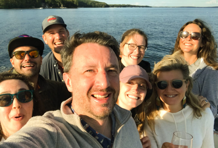 Knowmad Adventures Team at Northern Minnesota Retreat 