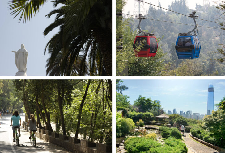 Collage of views in San Cristobal Hill.