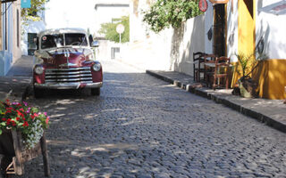 Beautiful street in Uruguay on a custom trip