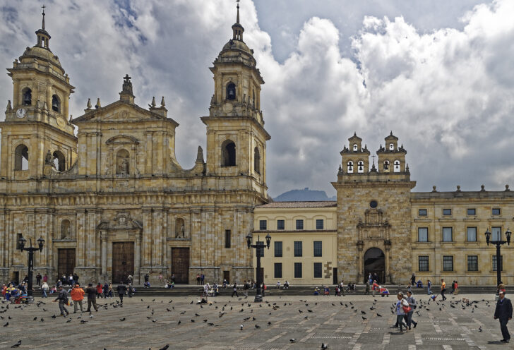 Metropolitan Cathedral Basilica of Bogotá, Colombia.