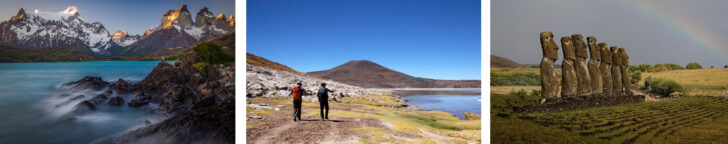 Southern Patagonia, Atacama Desert, and Easter Island