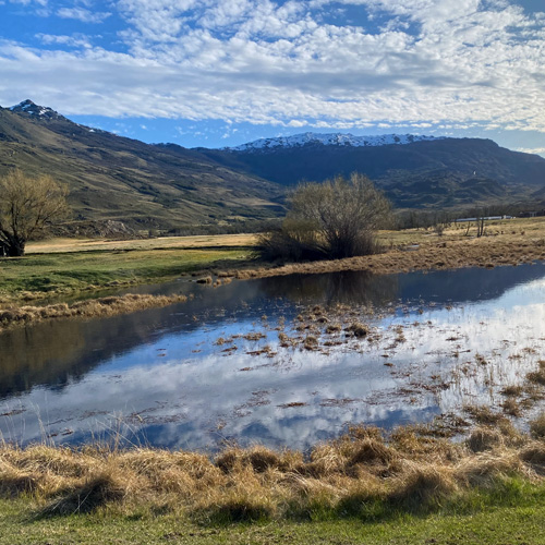 Mountain and Sky Reflections