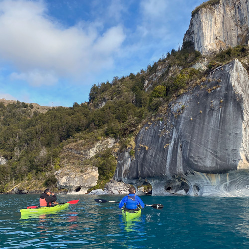 Kayaking the Marble Caves with Knowmad Adventures