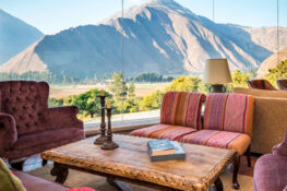 Luxury Peru lodging with a view.