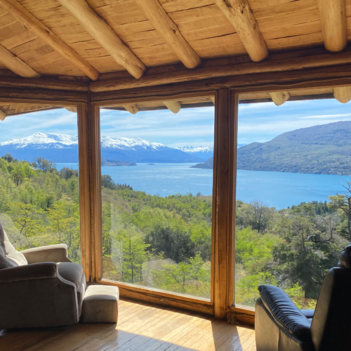 Views of a Lake in Patagonia 