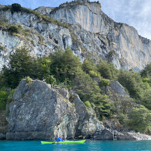 Kayaking the Marble Caves in Patagonia