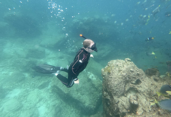 Snorkeling in Ecuador