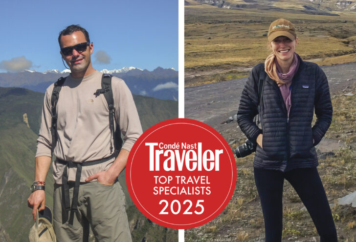 Knowmad Adventures' Jordan Harvey and Renee Davies named to the Condé Nast Traveler Top Travel Specialists list.