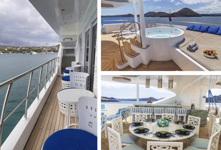 Amenities of the Elite Galapagos Catamaran