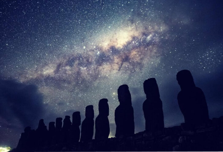 Stargazing on Easter Island