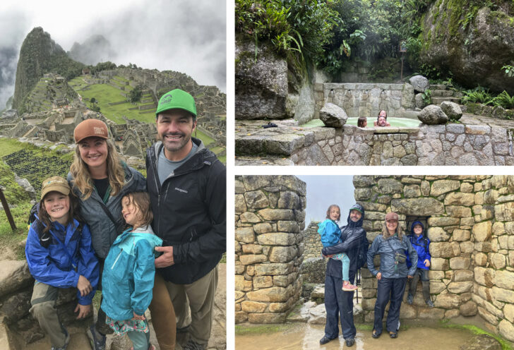 Harvey Family in Machu Picchu. Knowmad Adventures.