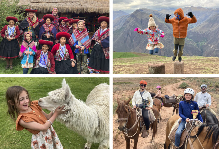 The Harvey Family enjoying Peru.