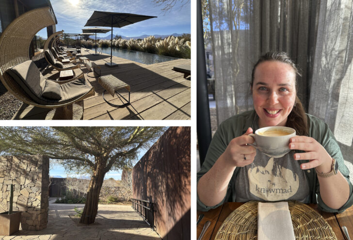 Relaxing at Tierra Atacama Lodge with Knowmad Adventures