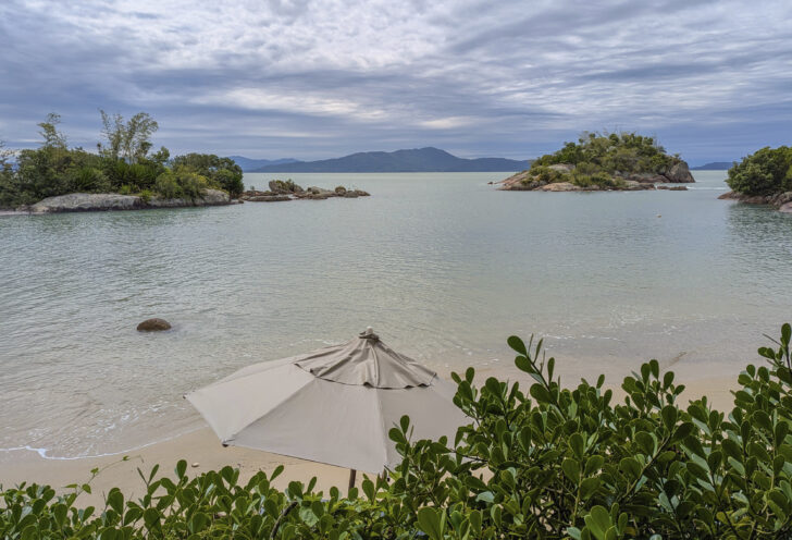 Relaxing at the beach in Awasi Santa Catarina, Brazil