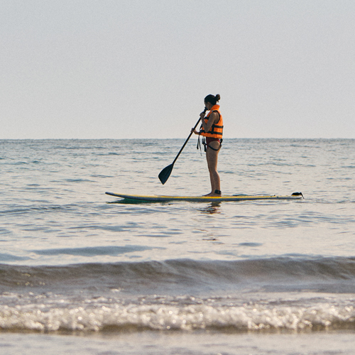 Kayaking around Titilaka lodge