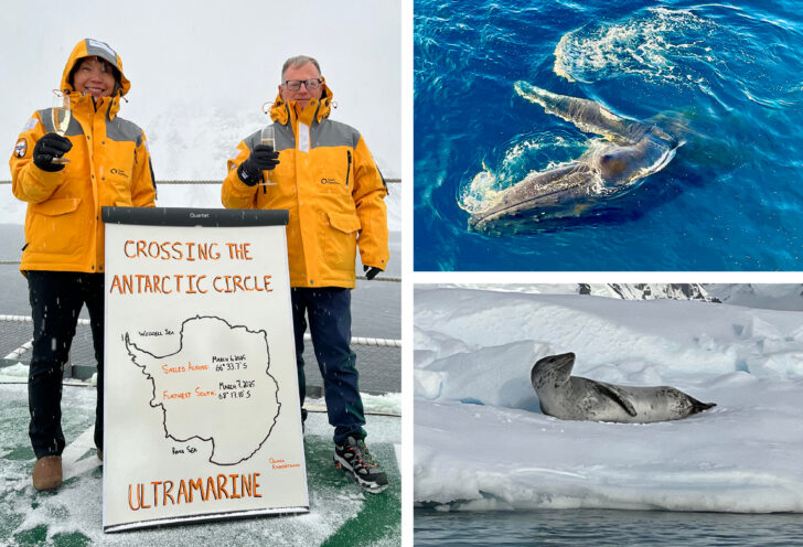 Crossing the Antarctica Circle