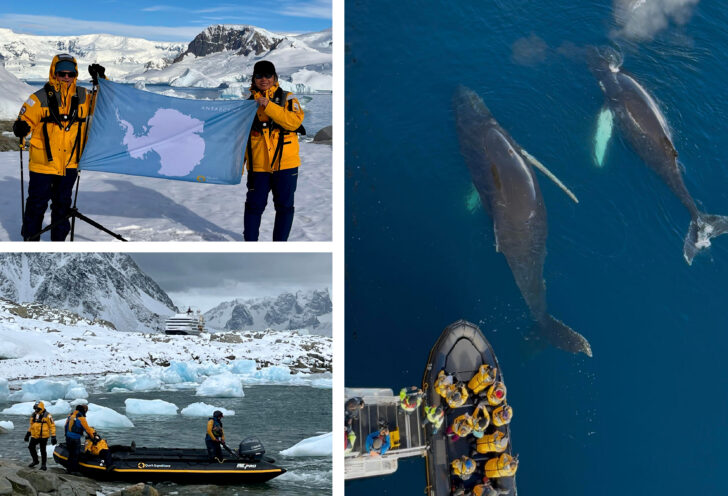 Exploring Antarctica by zodiac