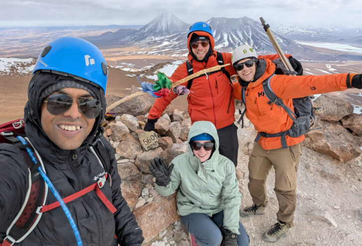 The summit of Cerro Toco in Atacama