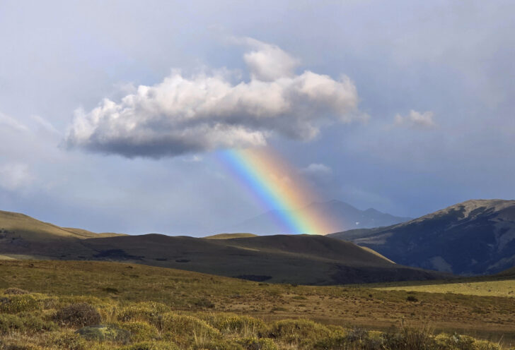Rainbow at Torres del Paine