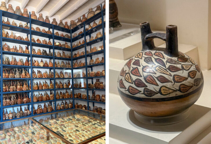 Knowmad travelers visit the Larco Museum in Lima during their off-the-beaten-path luxury Peru trip